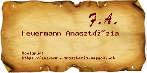 Feuermann Anasztázia névjegykártya